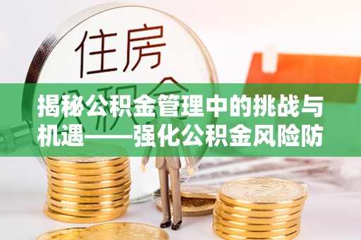 上城揭秘公积金管理中的挑战与机遇——强化公积金风险防控的多维策略