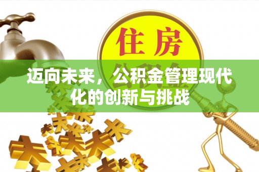 上城迈向未来，公积金管理现代化的创新与挑战