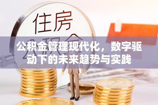 上城公积金管理现代化，数字驱动下的未来趋势与实践