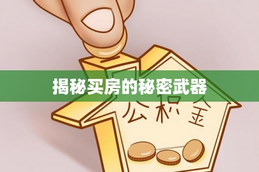 上城揭秘买房的秘密武器