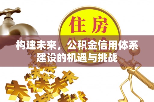 上城构建未来，公积金信用体系建设的机遇与挑战