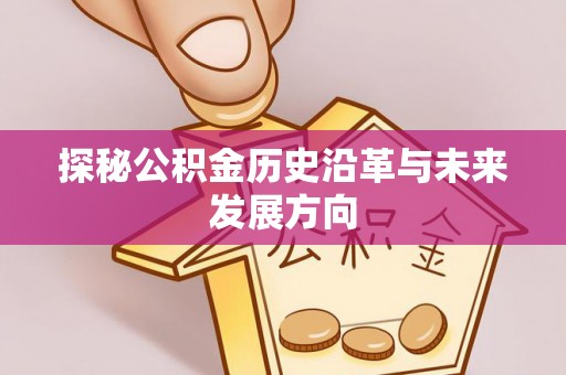 上城探秘公积金历史沿革与未来发展方向