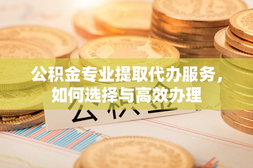上城公积金专业提取代办服务，如何选择与高效办理