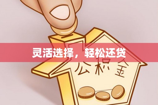 上城灵活选择，轻松还贷